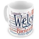 Caneca Personalizada Bem Vindo em Porcelana Brilhante - 325ml Caneca Personalizada Bem Vindo em Porcelana Brilhante - 325ml