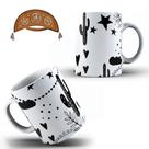 Caneca Personalizada Cacto Nordestina Festa Junina Nordeste Cangaceiro Porcelana- MEGA OFERTA!