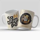 Caneca Personalizada Café com Deus Pai