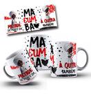 Caneca Personalizada Café e Macumba - Umbanda - Religião - 325ml