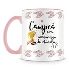 Caneca Personalizada Campeã em Arremesso de Chinelo - Presente para Mãe