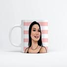 Caneca personalizada caricatura com nome