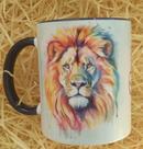Caneca Personalizada Cerâmica Leão Todas as Coisas Comtribuem para o Bem daqueles que Amam a Deus