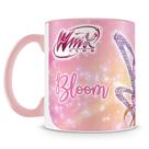 Caneca Personalizada Clube das Winx - Bloom - Porcelana Rosa