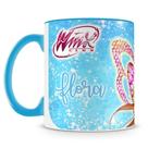 Caneca Personalizada Clube das Winx - Flora - Porcelana Brilhante