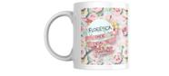 Caneca personalizada com caixa branca presenteável FLORESÇA ONDE DEUS TE PLANTAR