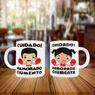 Caneca Personalizada Cuidado Namorados Ciumentos Caneca Personalizada Cuidado Namorados Ciumentos