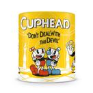 Caneca Personalizada Cuphead - Porcelana Brilhante com Alça Amarela