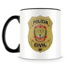 Caneca Personalizada da Polícia Civil do Distrito Federal - Porcelana Brilhante