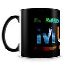 Caneca Personalizada de Porcelana Banda Muse - Alta Qualidade e Brilho