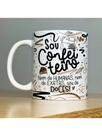 Caneca Personalizada de Porcelana Profissão: Sou Confeiteiro com Flork - 325ML