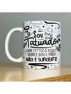 Caneca Personalizada de Porcelana Profissão: Sou Tatuador com Flork - 325ML Caneca Personalizada de Porcelana Profissão: Sou Tatuador com Flork - 325ML