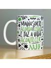 Caneca Personalizada de Porcelana - Tema: Motivação - Minha sorte acorda cedo e faz acontecer - 325ml Caneca Personalizada de Porcelana - Tema: Motivação - Minha sorte acorda cedo e faz acontecer - 325ml
