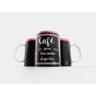 Caneca Personalizada Decorativo Frase Café C/Nome Frases A Sua Escolha MODELO 2 Porcelana- OFERTA!