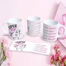 Caneca Personalizada Dia das Mães Flork 325ml Porcelana Presente Criativo Estampa 40