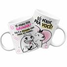 Caneca Personalizada em Porcelana Flork Amiga