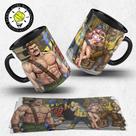 Caneca Personalizada Final Fight Personagem Haggar