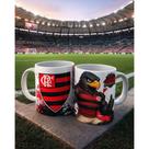 Caneca Personalizada Flamengo - Mascote Tetra Campeão Libertadores