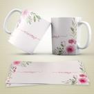 Caneca Personalizada Flores 06