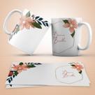 Caneca Personalizada Flores 20