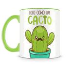 Caneca Personalizada Fofo como um Cacto - Porcelana Alta Resistência