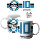 Caneca Personalizada Grêmio Tricolor Seu Nome Porcelana 325ml Caneca Personalizada Grêmio Tricolor Seu Nome Porcelana 325ml