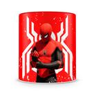 Caneca Personalizada Homem Aranha - Porcelana Alta Resistência com Alça Vermelha