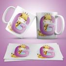 Caneca Personalizada Infantil Letra G