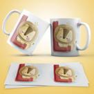 Caneca Personalizada Infantil Letra L