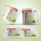 Caneca Personalizada Infantil Letra T Caneca Personalizada Infantil Letra T