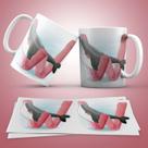 Caneca Personalizada Infantil Letra W