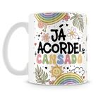 Caneca Personalizada Já Acordei Cansado - 325ml
