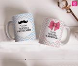 Caneca Personalizada Kit Padrinhos com 2 unidades