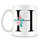 Caneca Personalizada Letra H - Porcelana de Alto Brilho Caneca Personalizada Letra H - Porcelana de Alto Brilho
