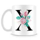 Caneca Personalizada Letra X - Porcelana Brilhante