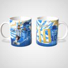 Caneca Personalizada Lionel Messi Craques da Copa do Mundo 2026 Cerâmica 325ml Presente Futebol