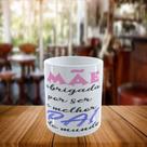 Caneca Personalizada MÃE OBRIGADA SER MELHOR PAI DO MUNDO