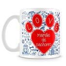Caneca Personalizada Mamãe de Cachorro - Porcelana Resistente