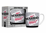 Caneca personalizada melhor marido presente dia dos namorados 300ml para homem na caixa