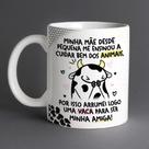 Caneca Personalizada Meme Flork Cuidar Bem Dos Animais