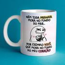 Caneca Personalizada Meme Flork Mora No Meu Coração Caneca Personalizada Meme Flork Mora No Meu Coração