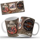 Caneca Personalizada Motor Harley Davidson Rota 66 Decoração