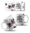 Caneca Personalizada Namorados Com Foto Amor Declaração
