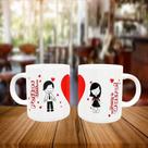 Caneca Personalizada Namorados Feitos um Para o Outro