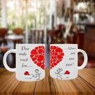 Caneca Personalizada Namorados Por Onde Você For Quero Ser Seu Par