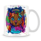Caneca Personalizada O Meu Preferido! - Siamês - Porcelana de Alto Brilho