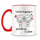 Caneca Personalizada O Quanto Eu Te Amo - Menino e Menino