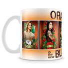 Caneca Personalizada Orange is the New Black - Mod.3 - Porcelana Brilhante