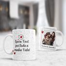 Caneca personalizada para o dia dos namorados quero você por toda a vida