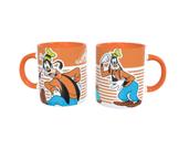 Caneca personalizada Pateta interior e alça colorida